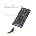 5V 3 pin ARGB RGBW Cable for ASUS AURA SYNC RGB 10 Hub Splitter SATA Extension Cable Adapter LED Strip Light PC RGB Fan Cooler - Image 4