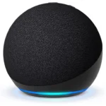 Echo Dot (5th Gen) smart bluetooth speaker with vibrant sound and Alexa | Use your voice to play the Quran or Music, control Smart Home devices, and more (now available in Khaleeji Arabic) | Charcoal