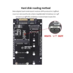 M.2 NGFF Msata SSD To SATA 3.0 2.5 Adapter M2 PCI SSD Converter Riser Card For PC Laptop Add On Card up to 6Gps - Image 4