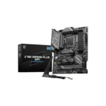 MSI Z790 Gaming Plus Wi-Fi ATX LGA 1700 Motherboard, Intel Z790 Chipset, 4x DDR5 Slot, 256GB Max Memory, 4x M.2 Slot, 3x PCI-E x16 Slot, Intel Wi-Fi 6E & BT 5.3 Connectivity, Black