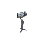 Porodo 3-Axis Ai Tracker & Light Gimbal Stabilizer – Black