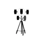 Porodo Professional Gimbal Tripod – Black - Image 6