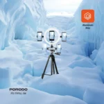 Porodo Professional Gimbal Tripod – Black - Image 5
