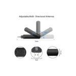 USB WiFi Adapter,1300mbps Dual Band 2.4G/5G Wireless WiFi Dongle Network Card for for Laptop Desktop Windows 10/8/8.1/7 - Image 6