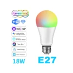 WiFi Smart LED Bulb E27 18W RGB Voice Dimmable Light Ampolleta Parlante Wifi Lamp Work With Google Assistant/Home Alexa - Image 2