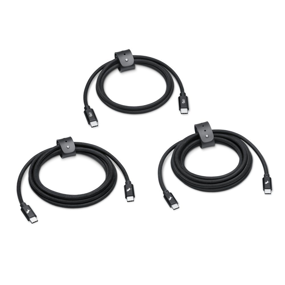 Nimble PowerKnit FLEX USB-C to USB-C Cables (1 m, 2 m, 3 m Set)