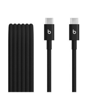 Beats USB-C to USB-C Woven Cables 1.5 m (2-Pack) - Bolt Black
