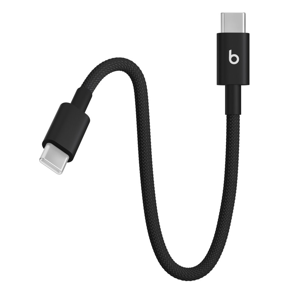 Beats USB-C to USB-C Woven Short Cable 20 cm - Bolt Black - Image 2