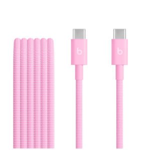 Beats USB-C to USB-C Woven Cable 1.5 m - Power Pink