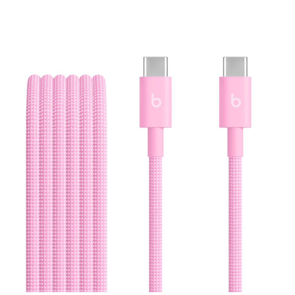 Beats USB-C to USB-C Woven Cable 1.5 m - Power Pink