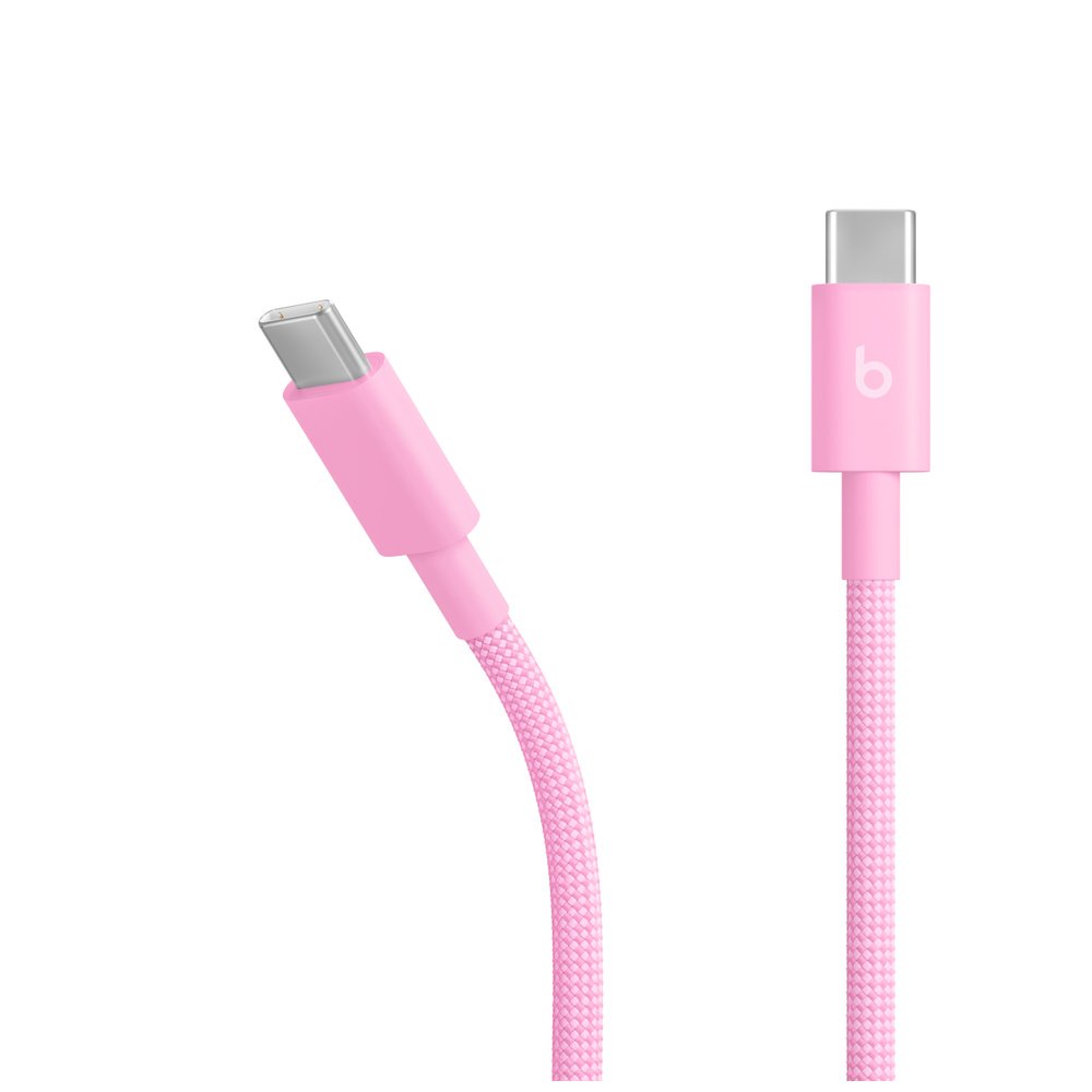 Beats USB-C to USB-C Woven Cable 1.5 m - Power Pink - Image 3
