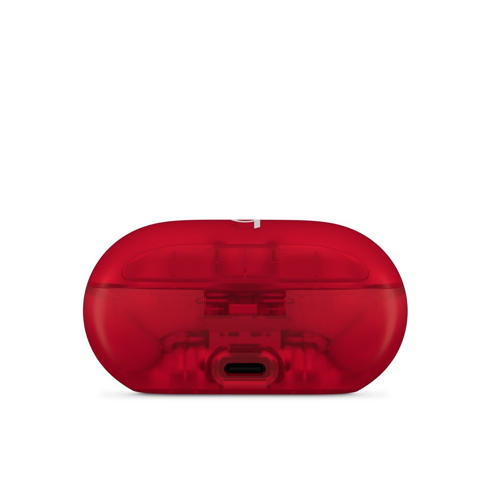 Beats Solo Buds True Wireless Earbuds - Transparent Red - Image 3
