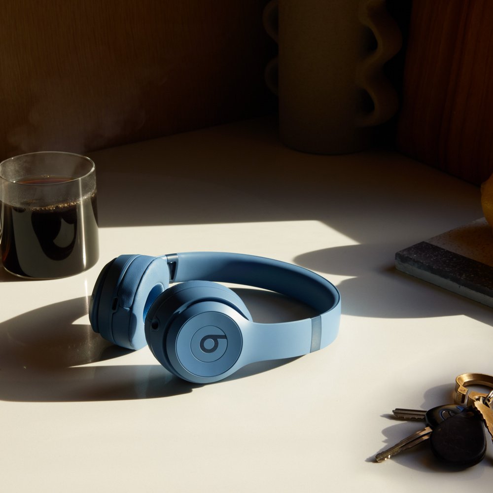 Beats Solo 4 On-Ear Wireless Headphones - Slate Blue - Image 2