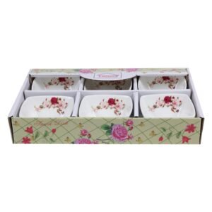 Timmy Flower Designed 6 Piece Bowl Set