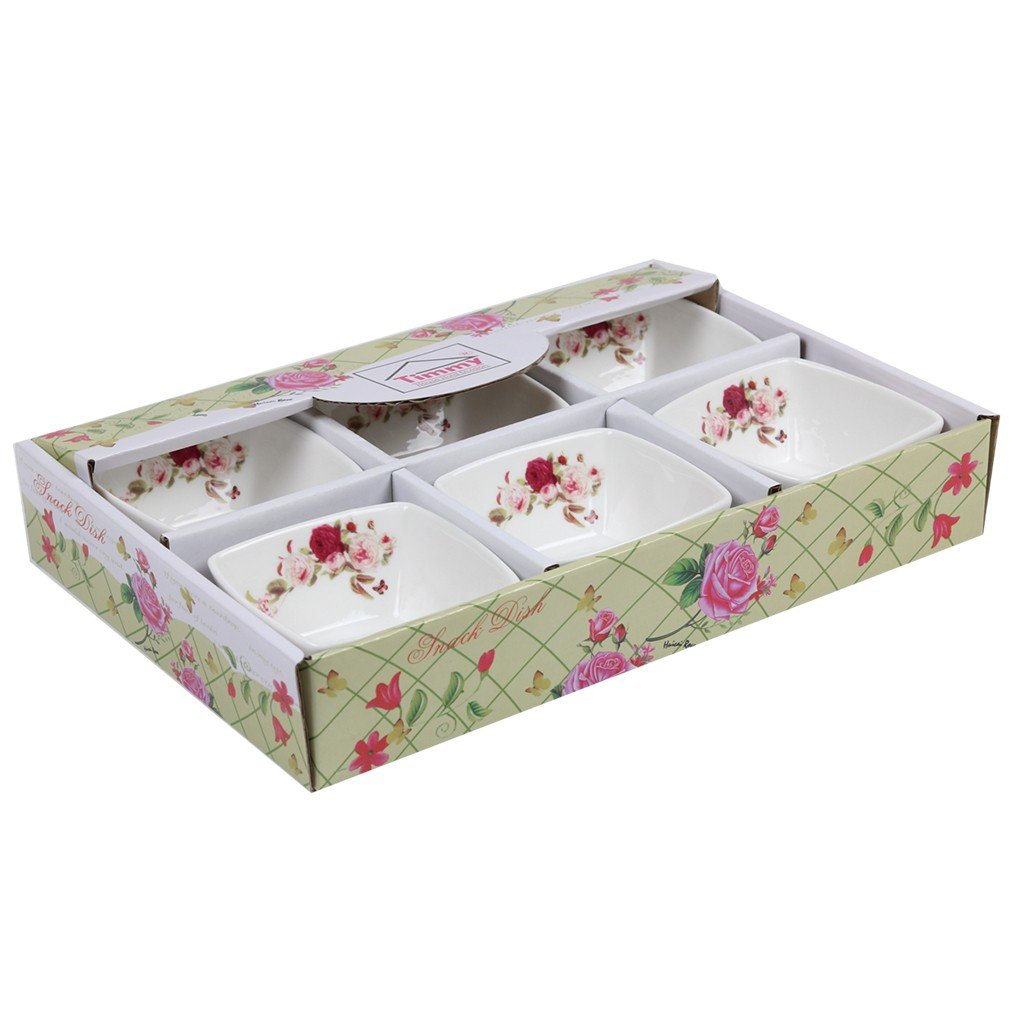 Timmy Flower Designed 6 Piece Bowl Set - Image 2